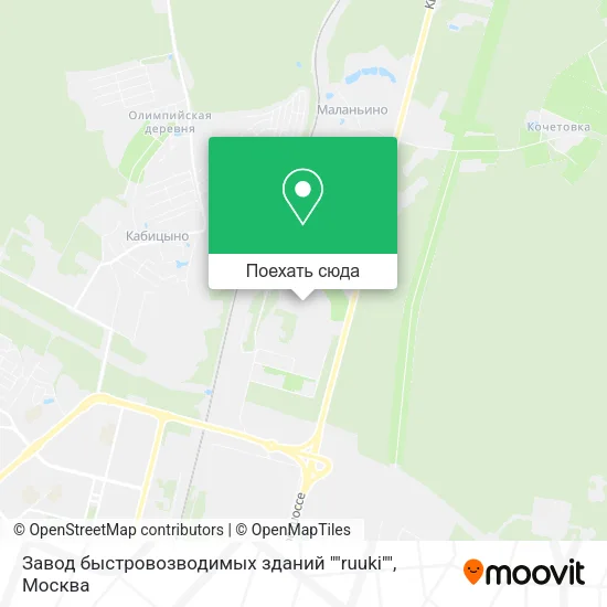 Карта Завод быстровозводимых зданий ""ruuki""