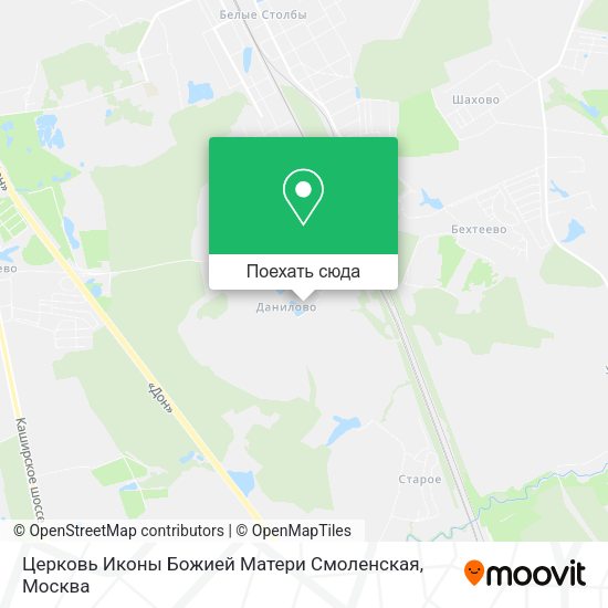 Карта Церковь Иконы Божией Матери Смоленская