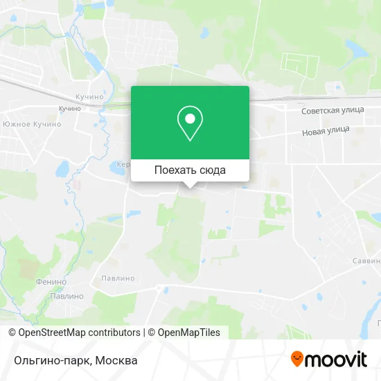 Карта Ольгино-парк