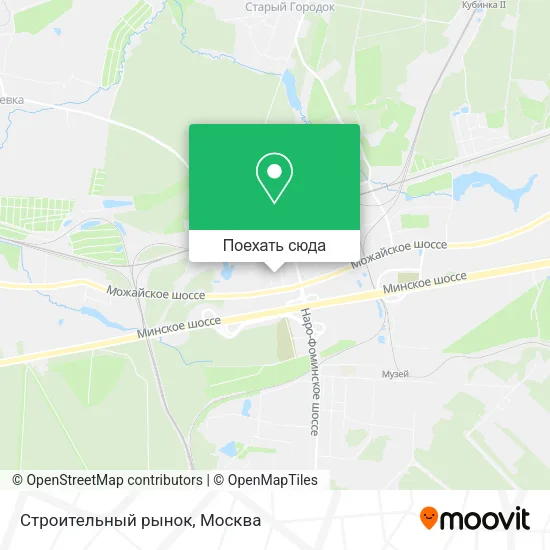 Карта Строительный рынок