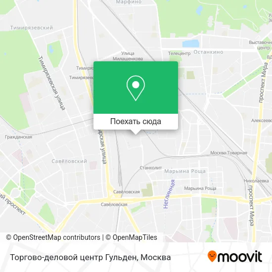 Карта Торгово-деловой центр Гульден