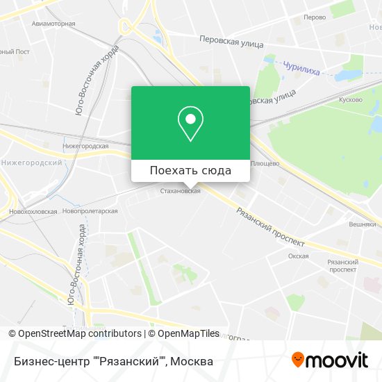 Карта Бизнес-центр ""Рязанский""