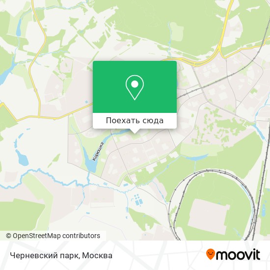 Карта Черневский парк