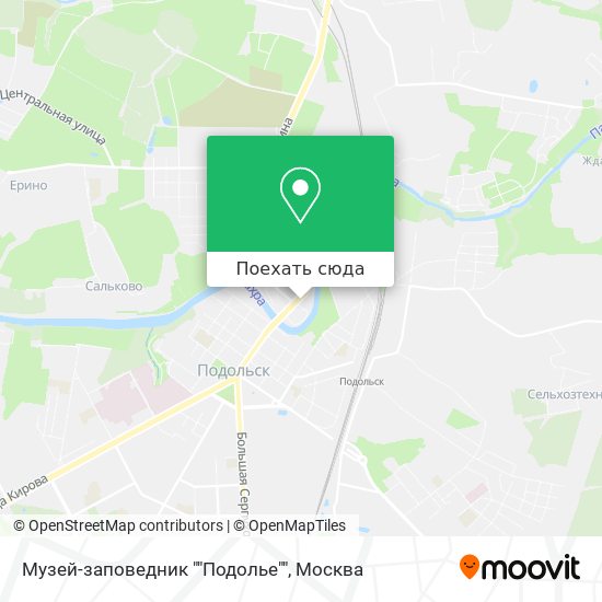 Карта Музей-заповедник ""Подолье""