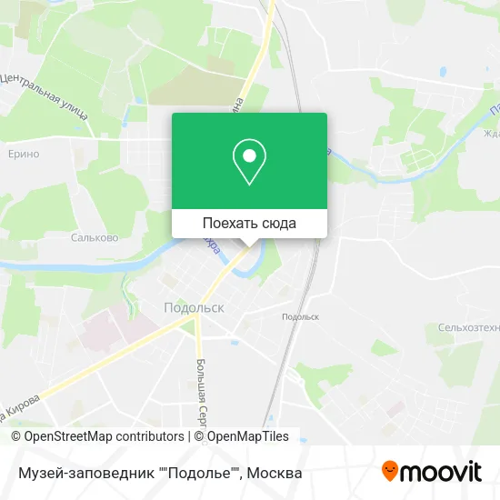 Карта Музей-заповедник ""Подолье""