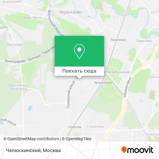 Карта Челюскинский