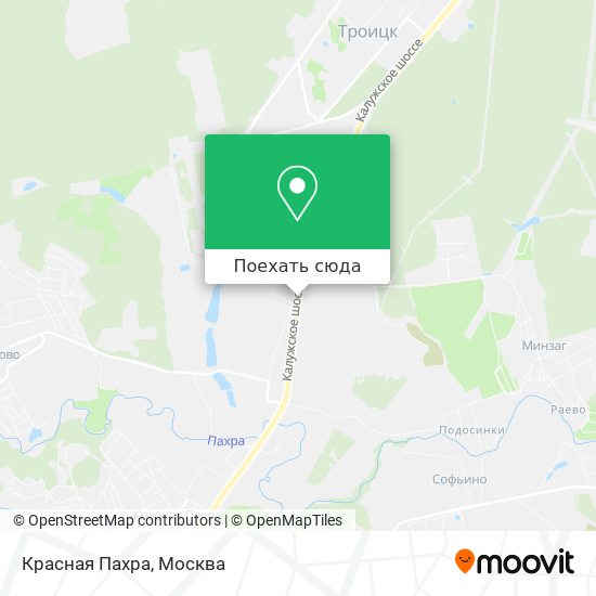 Карта Красная Пахра‎