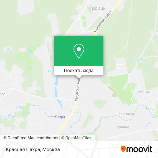 Карта Красная Пахра‎
