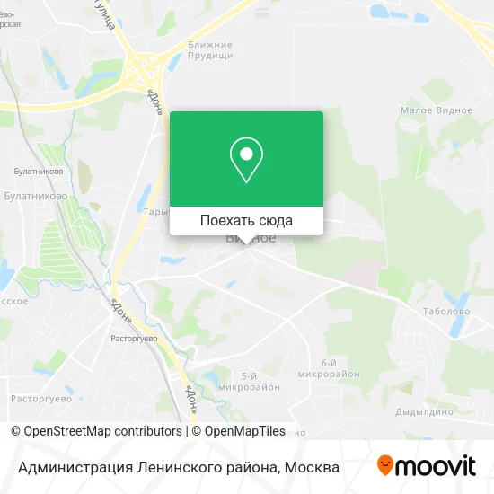 Карта Администрация Ленинского района