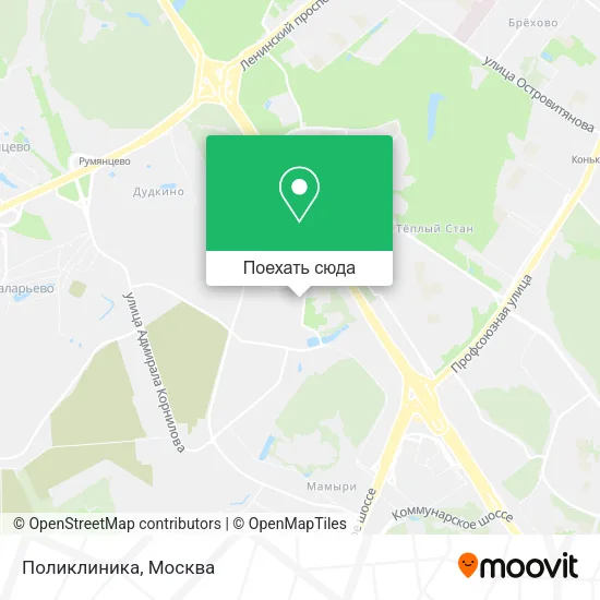 Карта Поликлиника
