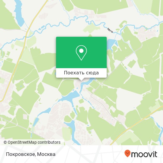 Карта Покровское