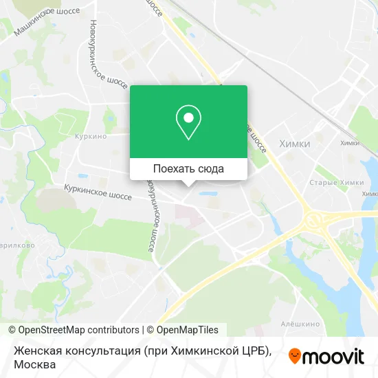 Карта Женская консультация (при Химкинской ЦРБ)