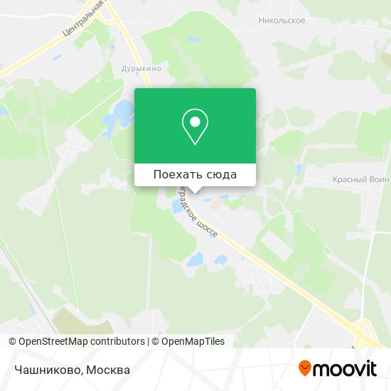 Карта Чашниково