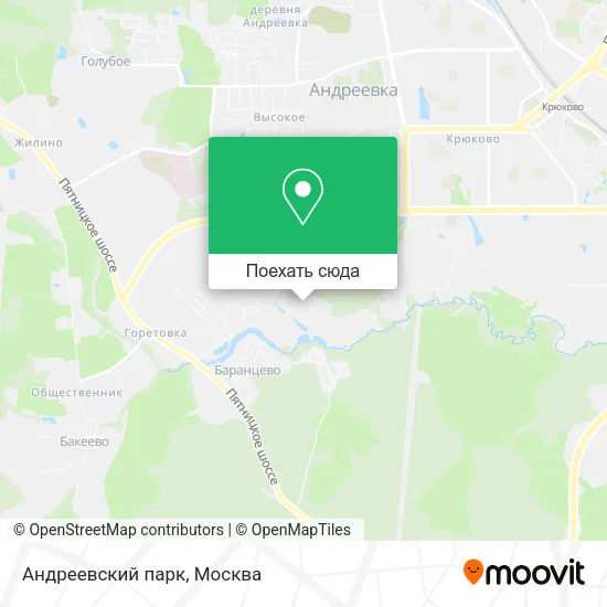 Карта Андреевский парк