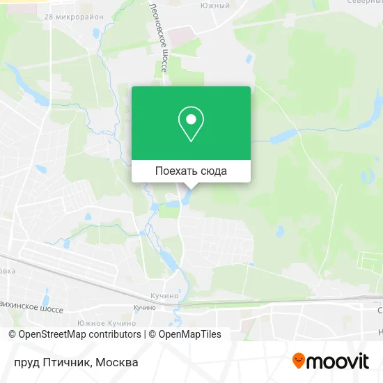 Карта пруд Птичник