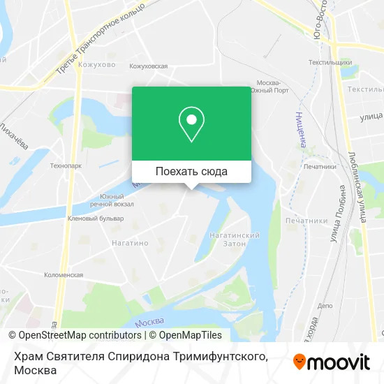 Карта Храм Святителя Спиридона Тримифунтского