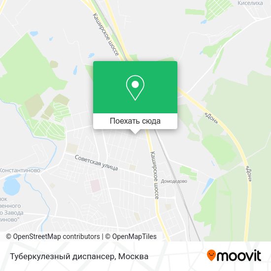 Карта Туберкулезный диспансер