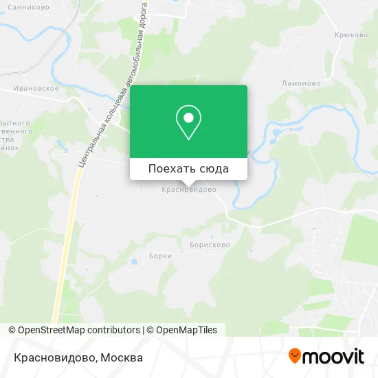 Карта Красновидово