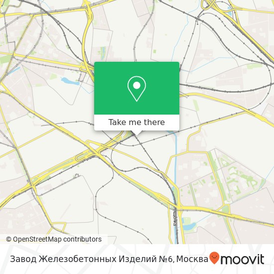 Карта Завод Железобетонных Изделий №6