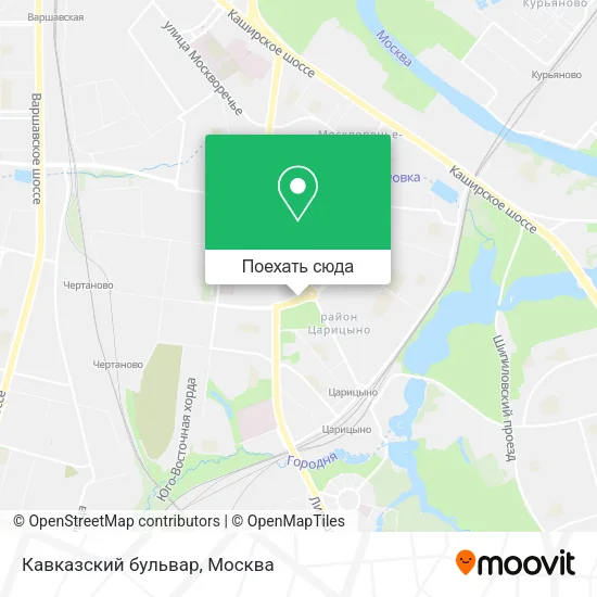 Карта Кавказский бульвар