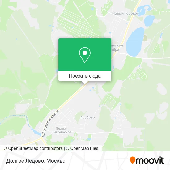 Карта Долгое Ледово