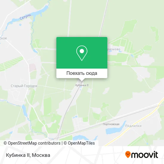 Карта Кубинка II