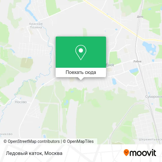 Карта Ледовый каток