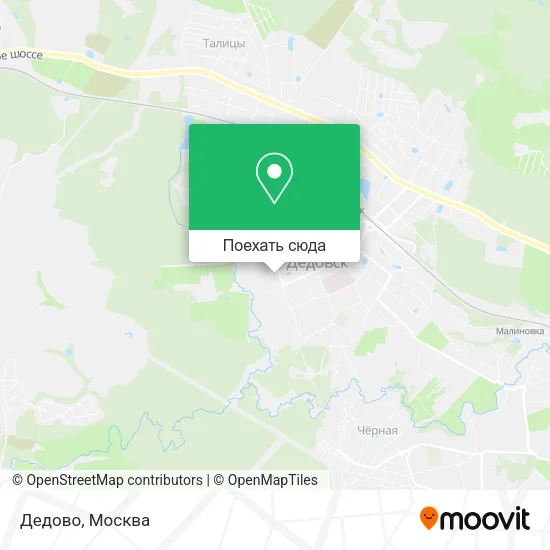 Карта Дедово