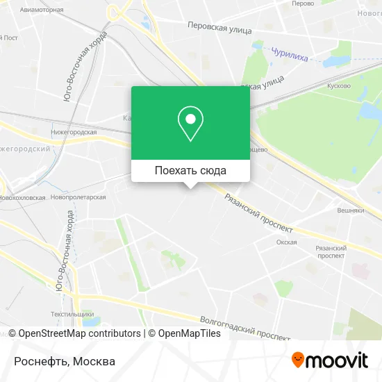 Карта Роснефть