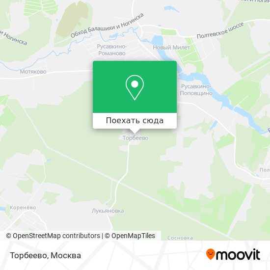 Карта Торбеево