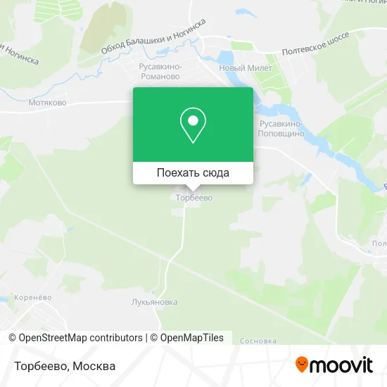 Карта Торбеево