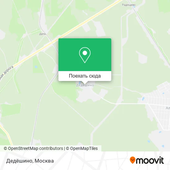 Карта Дедёшино