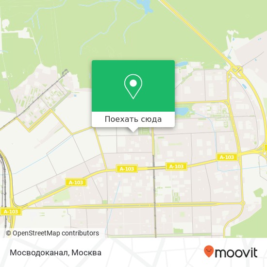 Карта Мосводоканал