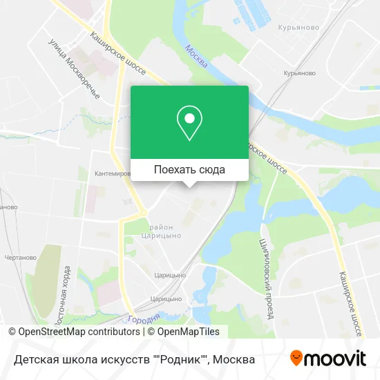 Карта Детская школа искусств ""Родник""