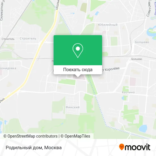 Карта Родильный дом