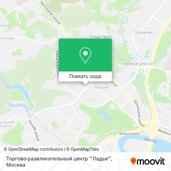 Карта Торгово-развлекательный центр ""Ладья""
