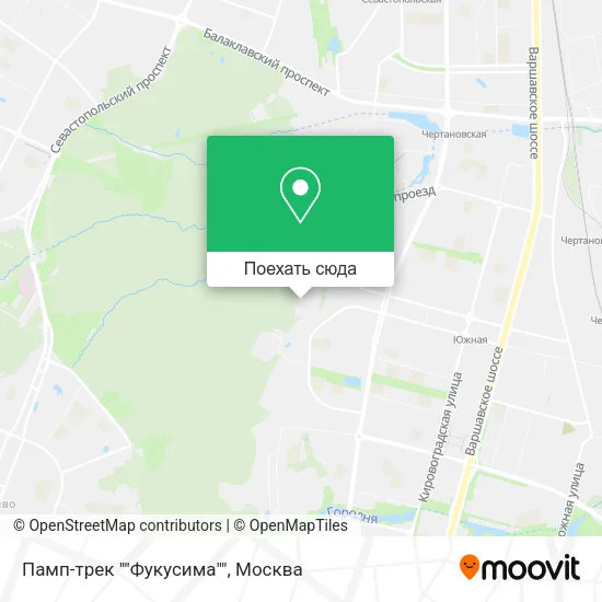Карта Памп-трек ""Фукусима""