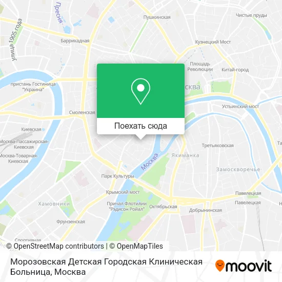 Карта Морозовская Детская Городская Клиническая Больница