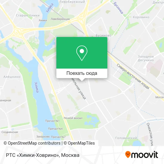 Карта РТС «Химки-Ховрино»