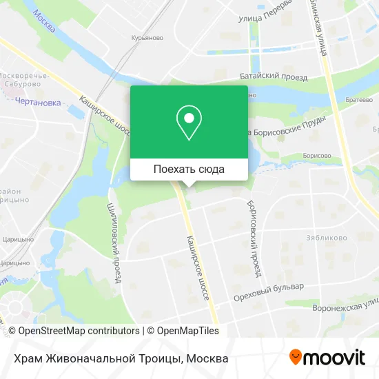 Карта Храм Живоначальной Троицы
