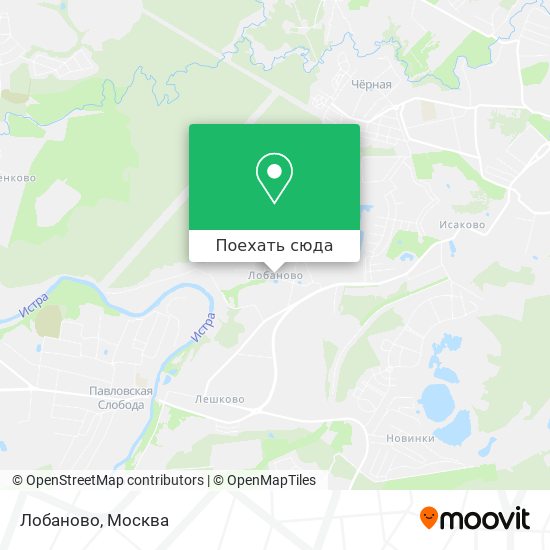 Карта Лобаново