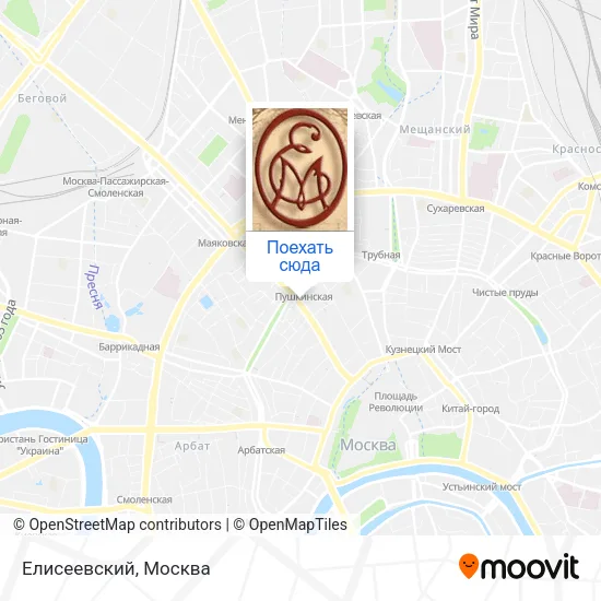 Карта Елисеевский