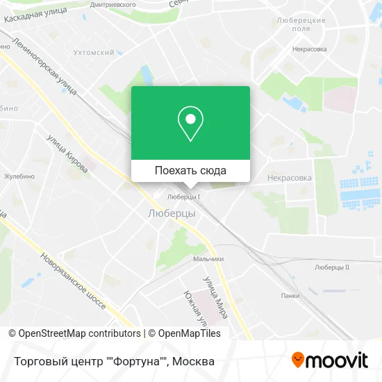 Карта Торговый центр ""Фортуна""