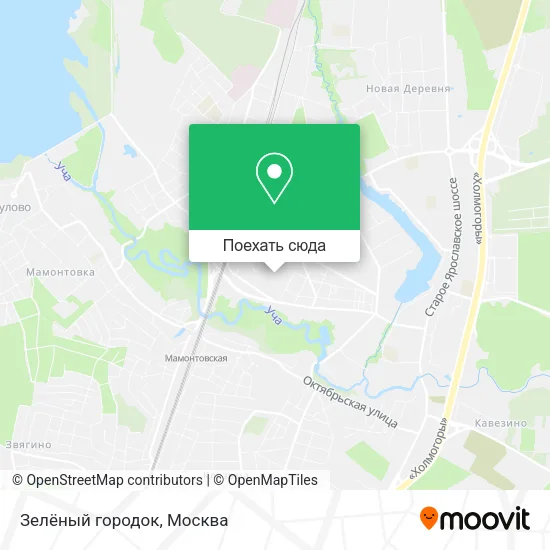 Карта Зелёный городок