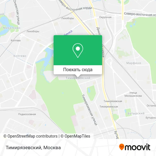 Карта Тимирязевский