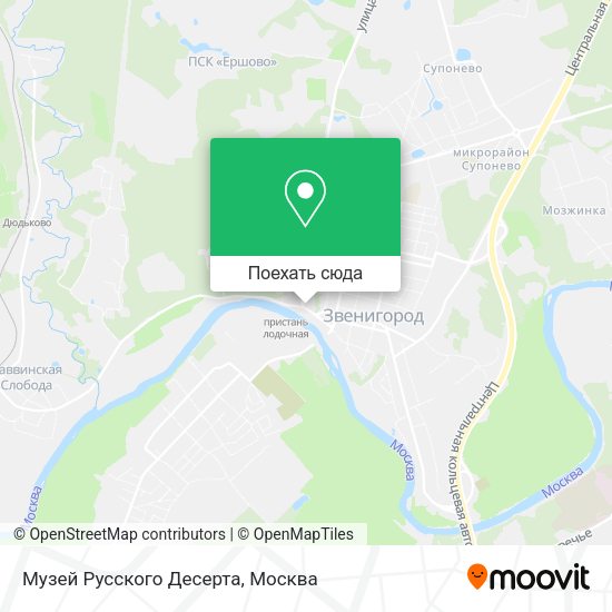 Карта Музей Русского Десерта