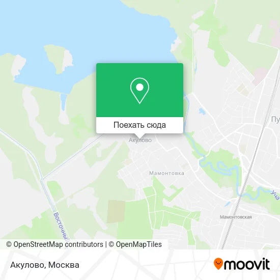 Карта Акулово