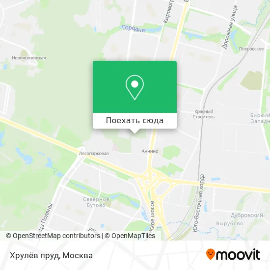 Карта Хрулёв пруд