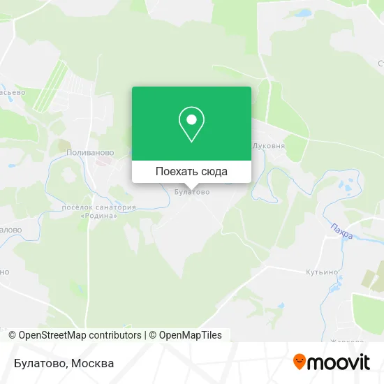 Карта Булатово