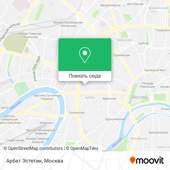Карта Арбат Эстетик